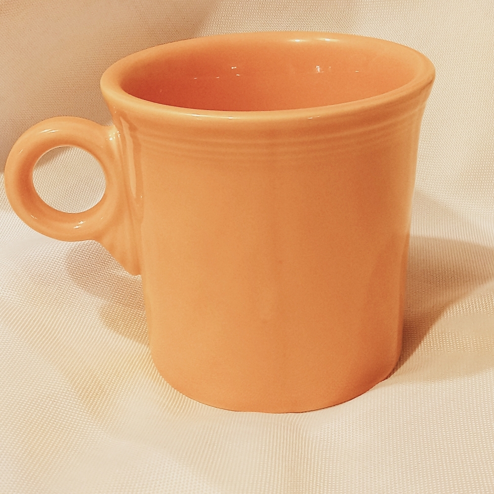 Fiestaware -Coffee Mug Orange - Tom & Jerry O Ring Handle - Fiesta - HLC.  READ